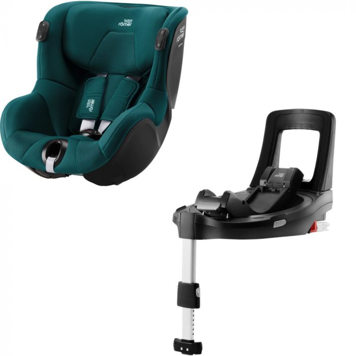 Автокресло Britax-Romer Dualfix iSense Atlantic Green с платформой Flex Base iSense