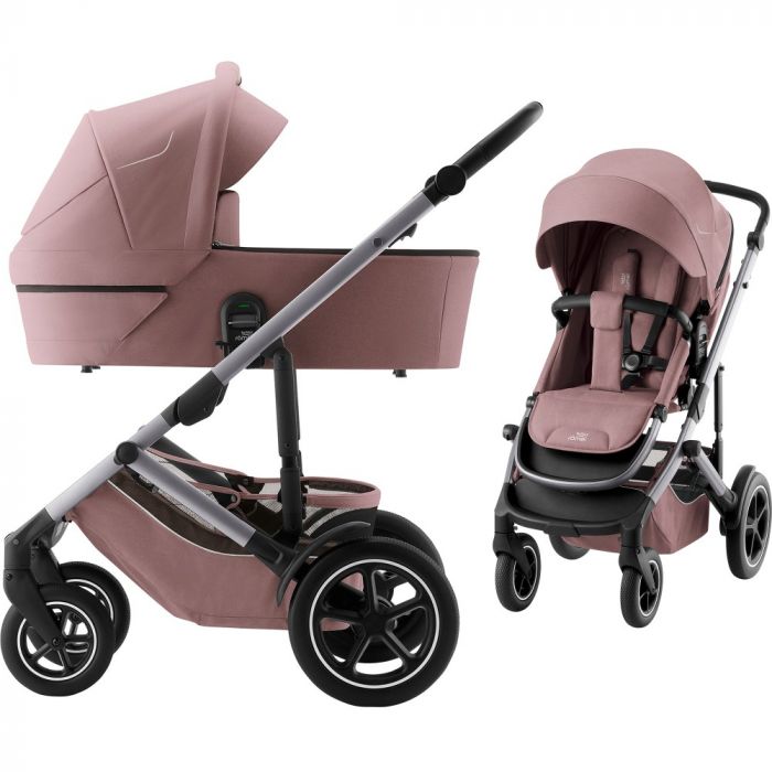 Britax Romer Smile 5Z всесезонная детская коляска 2 в 1 с большими колесами • Dusty Rose