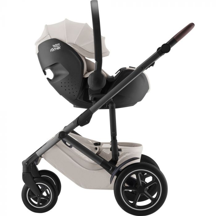 Britax Romer Smile 5Z всесезонная детская коляска 2 в 1 с большими колесами • Soft Taupe LUX Collection