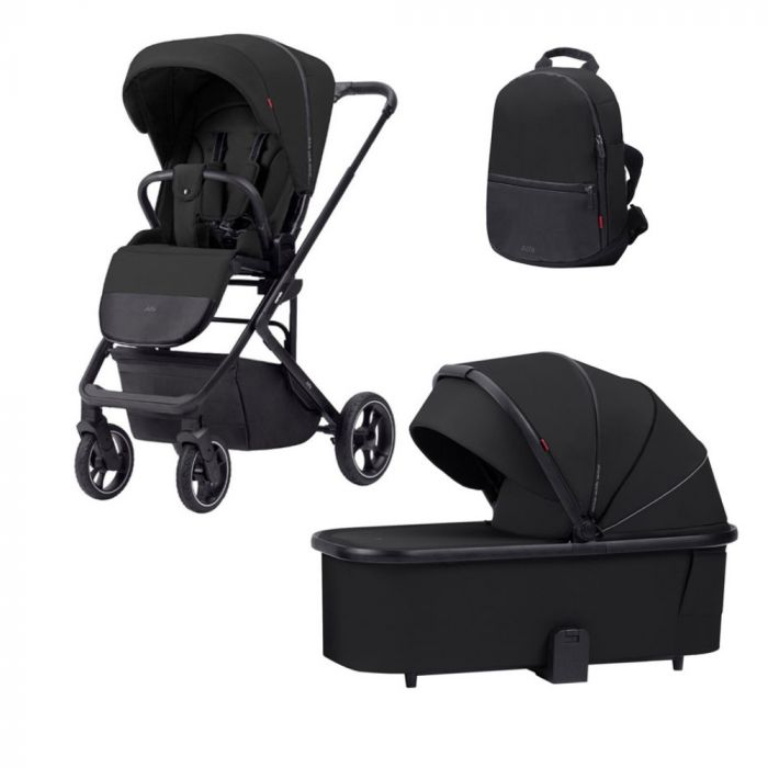 Коляска 2 в 1 Carrello Alfa 2023 Midnight Black