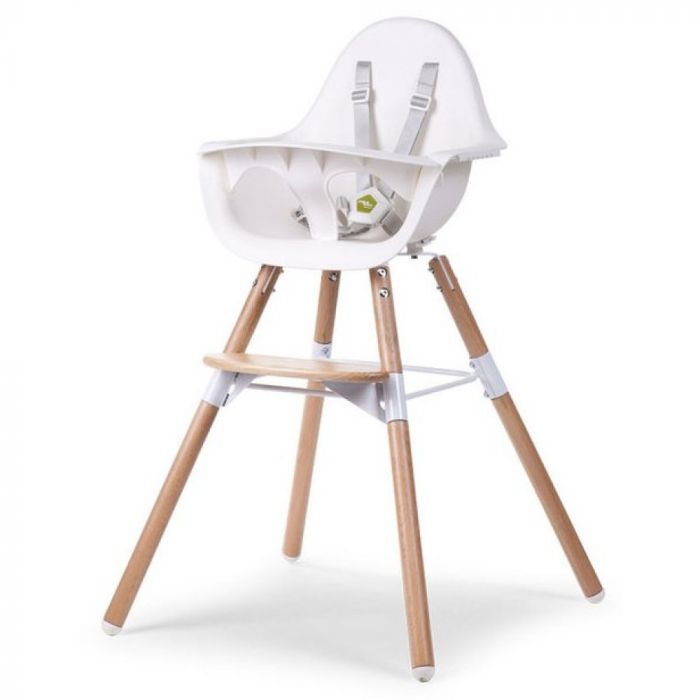 Стульчик 2 в 1 Childhome Evolu 2 Natural White (Чайлдхом)