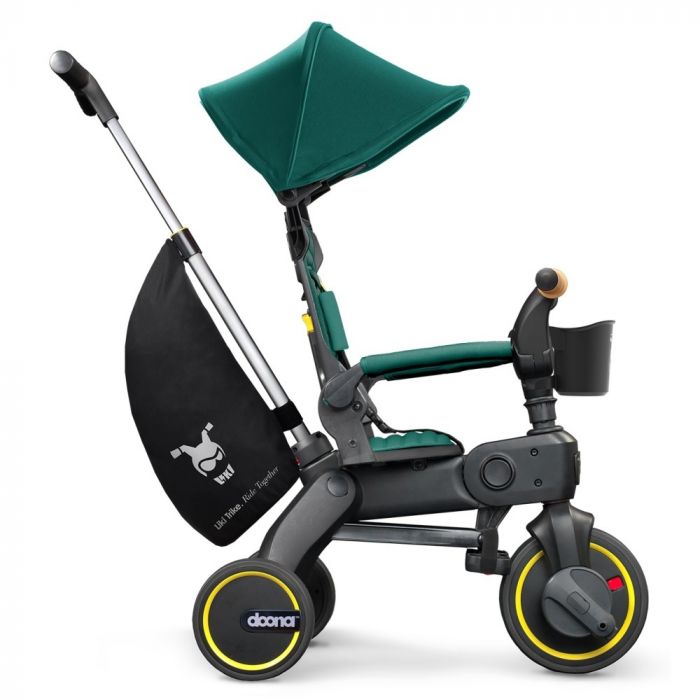 Doona Liki Trike S5 складной детский трехколесный велосипед с родительской ручкой 5в1 (от 10 месяцев до 3 лет) • Racing Green