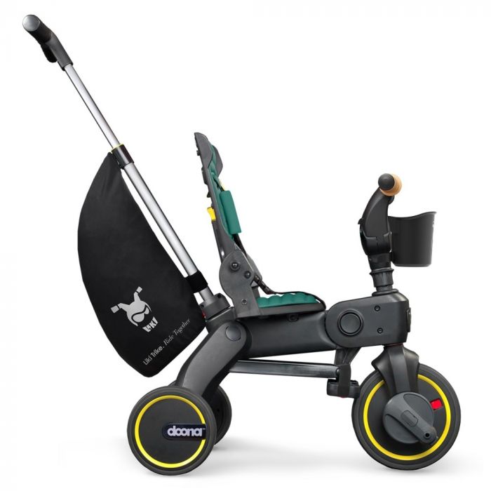 Doona Liki Trike S5 складной детский трехколесный велосипед с родительской ручкой 5в1 (от 10 месяцев до 3 лет) • Racing Green