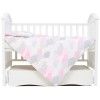 Сменная постель Twins Comfort line Тучки, 3 эл. розовый (3054-C-08)