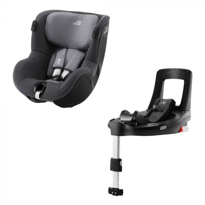 Автокресло Britax-Romer Dualfix iSense Midnight Grey с платформой Flex Base iSense