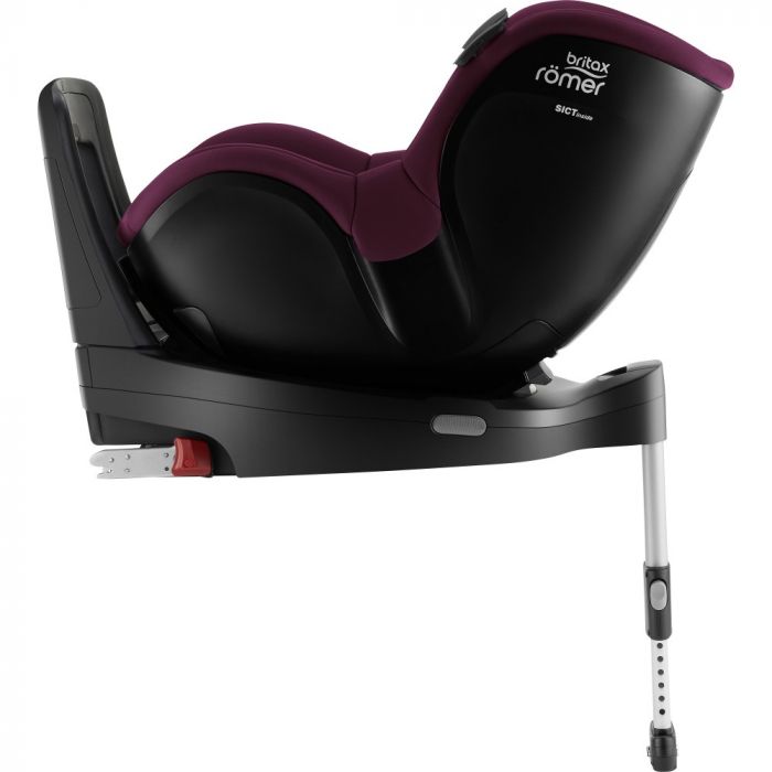 Автокресло Britax-Romer Dualfix iSense Burgundy Red с платформой Flex Base iSense