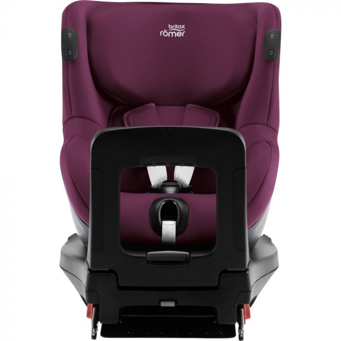 Автокресло Britax-Romer Dualfix iSense Burgundy Red с платформой Flex Base iSense