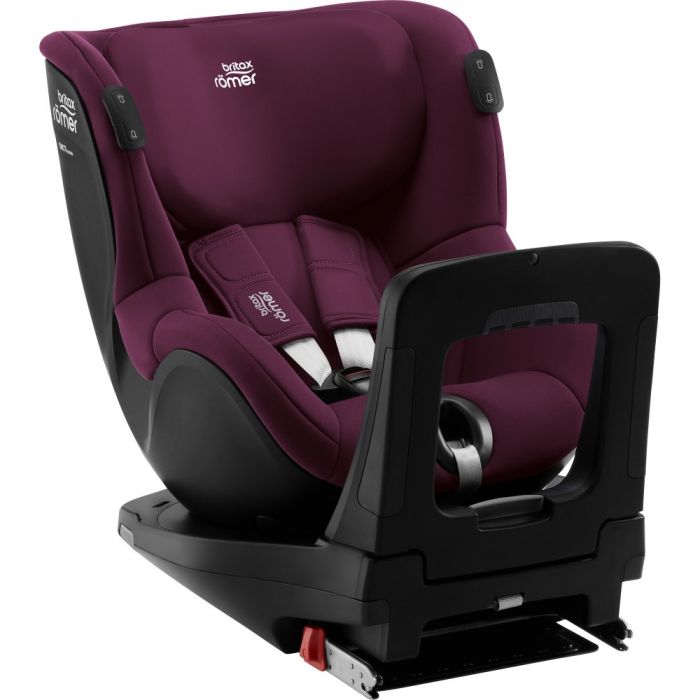 Автокресло Britax-Romer Dualfix iSense Burgundy Red с платформой Flex Base iSense