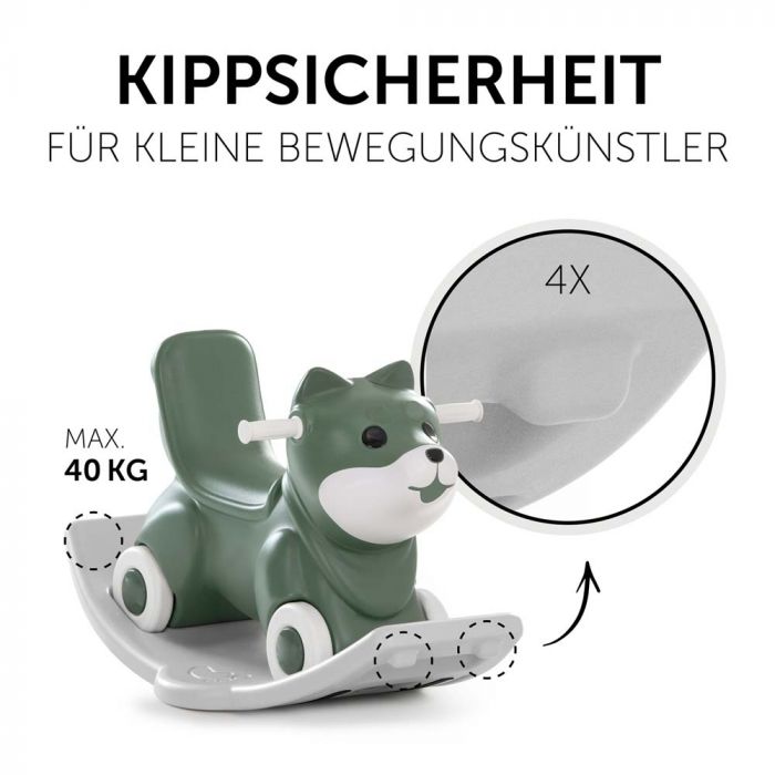 Качель-каталка 3 в 1 Hauck 1st Rocker Fox Green (80500-2)