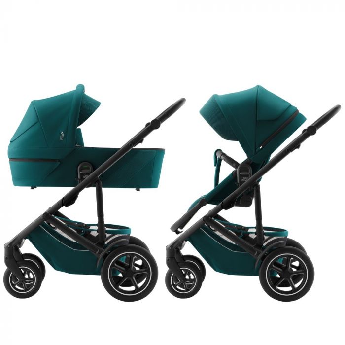 Britax Romer Smile 5Z всесезонная детская коляска 2 в 1 с большими колесами • Atlantic Green