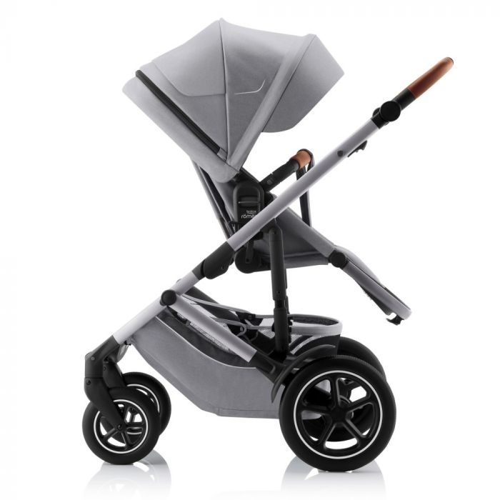 Britax Romer Smile 5Z всесезонная детская коляска 2 в 1 с большими колесами • Frost Grey