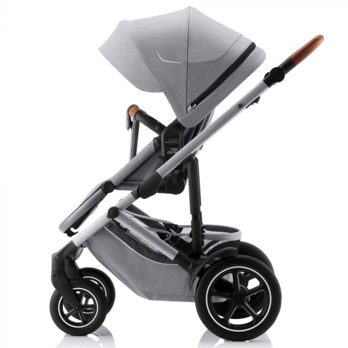 Britax Romer Smile 5Z всесезонная детская коляска 2 в 1 с большими колесами • Frost Grey