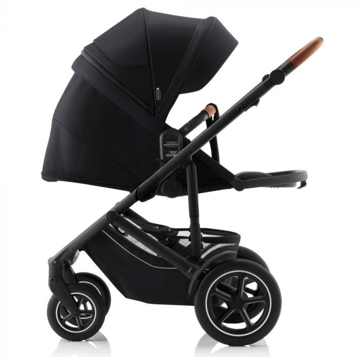 Britax Romer Smile 5Z всесезонная детская коляска 2 в 1 с большими колесами • Galaxy Black