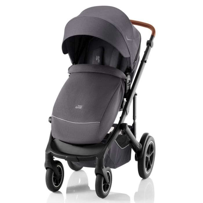 Britax Romer Smile 5Z всесезонная детская коляска 2 в 1 с большими колесами • Midnight Grey