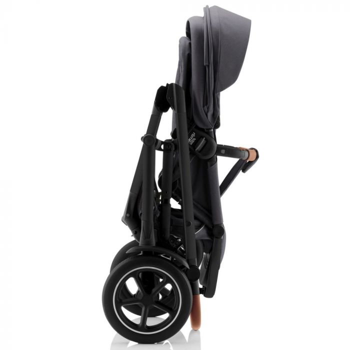 Britax Romer Smile 5Z всесезонная детская коляска 2 в 1 с большими колесами • Midnight Grey