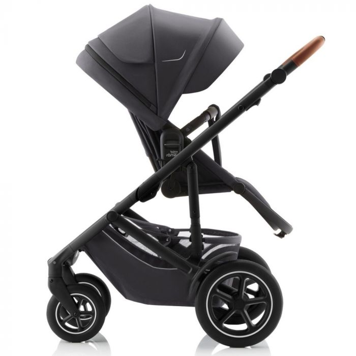 Britax Romer Smile 5Z всесезонная детская коляска 2 в 1 с большими колесами • Midnight Grey