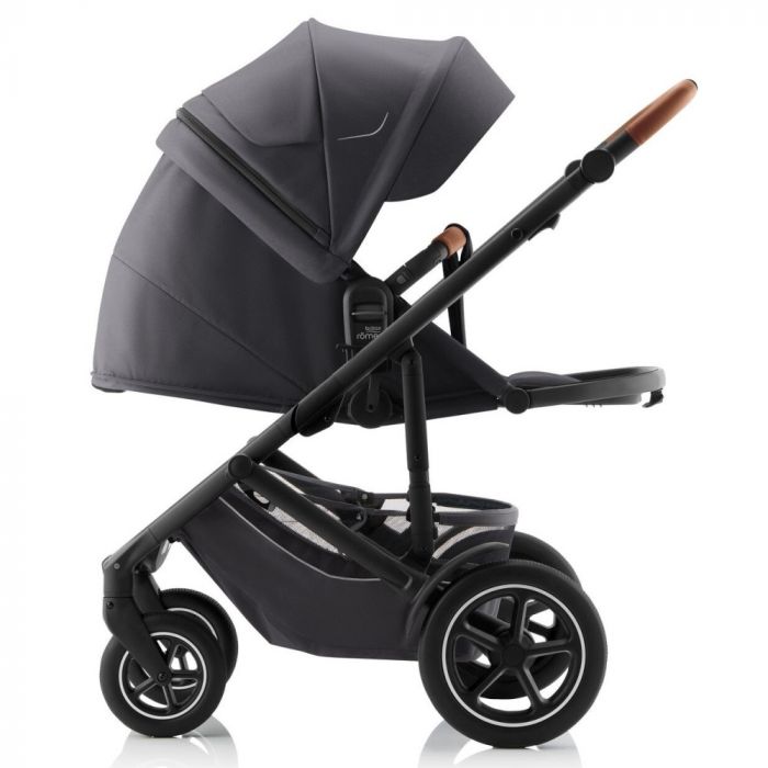 Britax Romer Smile 5Z всесезонная детская коляска 2 в 1 с большими колесами • Midnight Grey