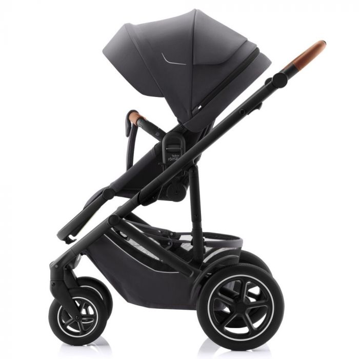 Britax Romer Smile 5Z всесезонная детская коляска 2 в 1 с большими колесами • Midnight Grey