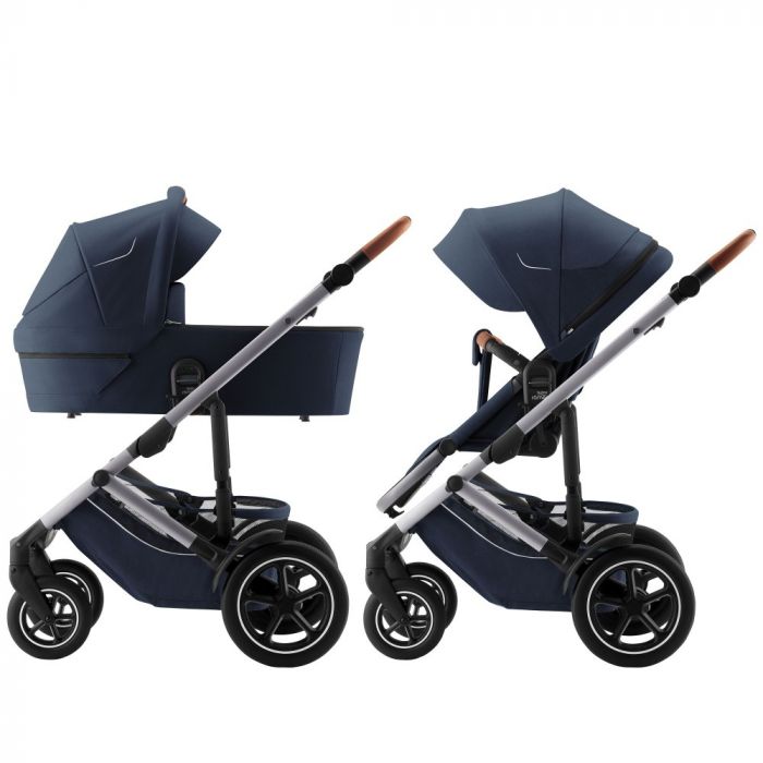 Britax Romer Smile 5Z всесезонная детская коляска 2 в 1 с большими колесами • Night Blue