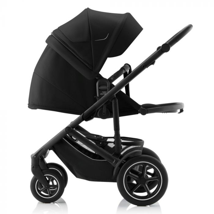 Britax Romer Smile 5Z всесезонная детская коляска 3 в 1 с автокреслом для младенца Britax Romer Baby-Safe Pro • Space Black