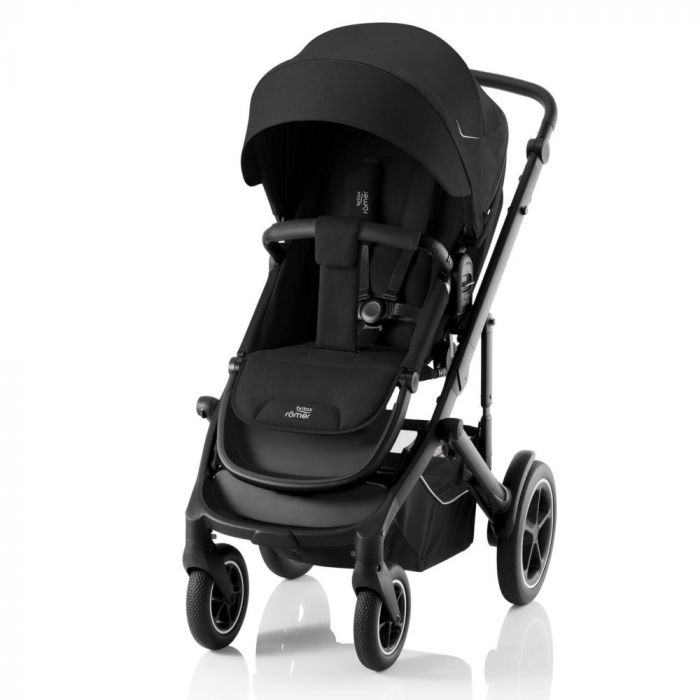 Britax Romer Smile 5Z всесезонная детская коляска 3 в 1 с автокреслом для младенца Britax Romer Baby-Safe Pro • Space Black