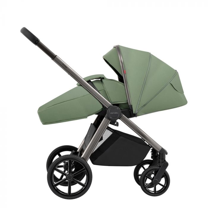 Carrello Omega CRL-6530/1 детская коляска 2 в 1, всесезонная коляска с фонариком LED • Perfect Green