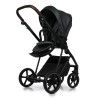 Roan Ivi Eco детская коляска 2 в 1, всесезонная коляска с эко-кожи • Pearl Black (R-IE-PB)