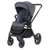 Carrello Ultimo CRL-6518 детская коляска 2в1, коляска с люлькой, регулировка высоты люльки и прогулочного блока, всесезонная коляска • Cool Grey