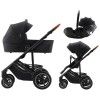 Britax Romer Smile 5Z всесезонная детская коляска 3 в 1 с автокреслом для младенца Britax Romer Baby-Safe Pro • Galaxy Black