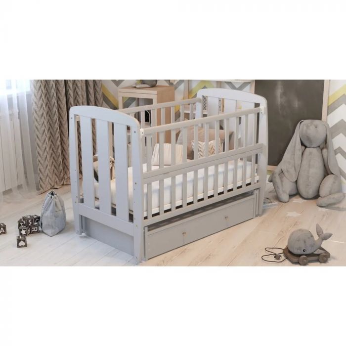 Кроватка Babyroom Шарик SH-03 бук серый (625945)