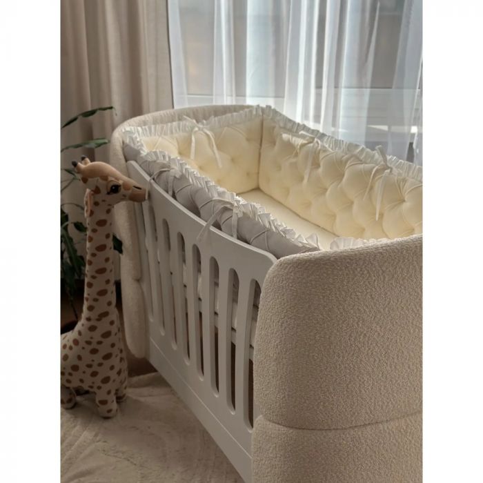 Ingvart Fly Bed кроватка, букле / букле Зайчонок • White