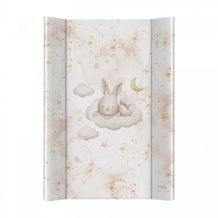 Пеленальная доска Cebababy Ultra light, 50x70 Sleepy Bunny, белый (W-204-000-753)