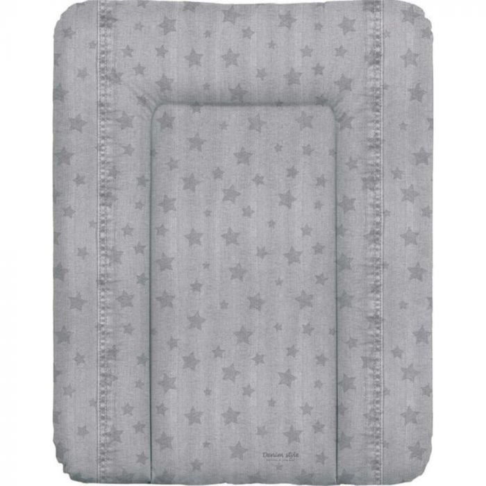 Пеленальный матрас Twins Ceba 50х70 Denim Style Stars Grey (W-143-119-588)