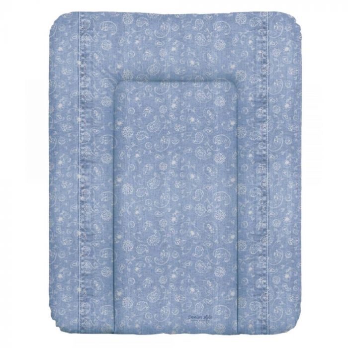 Пеленальный матрас Cebababy 50x70 Denim Style, голубой (W-143-119-592)