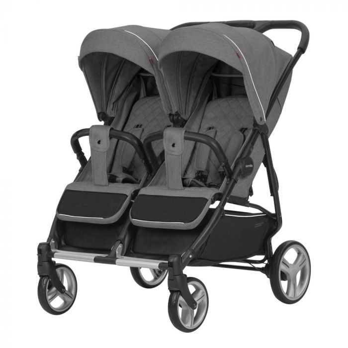 Прогулочная коляска для двойни Carrello Connect CRL-5502 Rock Grey