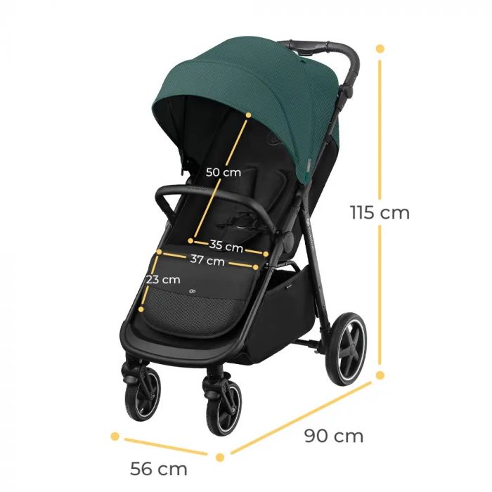 Прогулочная коляска Kinderkraft Route Platinum Grey (KSROUT00GRY0000)