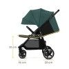 Прогулочная коляска Kinderkraft Route Platinum Grey (KSROUT00GRY0000)