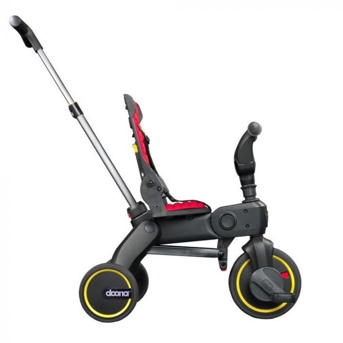 Doona Liki Trike S3 складной детский трехколесный велосипед с родительской ручкой 5в1 (от 10 месяцев до 3 лет) • Flame Red