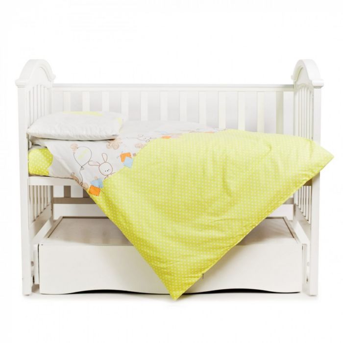 Сменная постель Twins Comfort Горошки зеленая (3051-C-022)