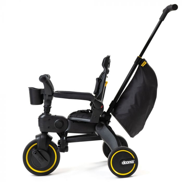 Doona Liki Trike Limited Edition складной детский трехколесный велосипед с родительской ручкой 5в1 (от 10 месяцев до 3 лет) • Midnight