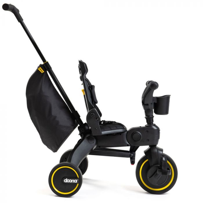 Doona Liki Trike Limited Edition складной детский трехколесный велосипед с родительской ручкой 5в1 (от 10 месяцев до 3 лет) • Midnight