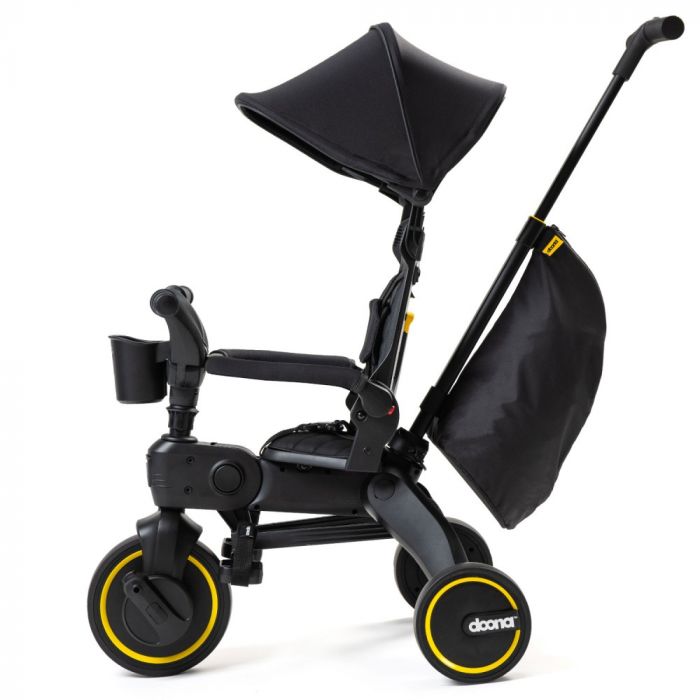 Doona Liki Trike Limited Edition складной детский трехколесный велосипед с родительской ручкой 5в1 (от 10 месяцев до 3 лет) • Midnight