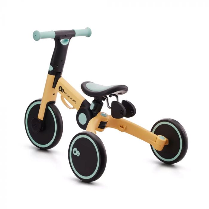 Kinderkraft 4TRIKE легкий трехколесный велосипед, беговел (от 1 до 3 лет) • Sunflower Blue (KR4TRI22BLU0000)