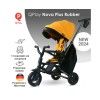 Qplay Nova Plus Rubber S700-13 складной детский трехколесный велосипед с родительской ручкой, поворотное сиденье (от 10 до 36 месяцев) • Desert Yellow