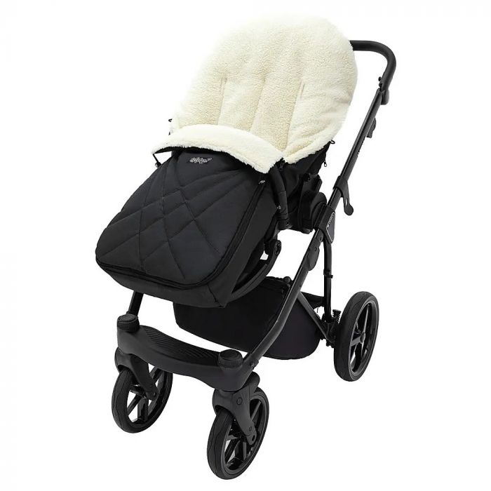 Зимний конверт Babyroom Wool No8 black (626123)